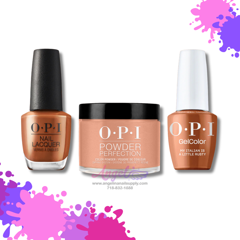 OPI 3in1 combo DP-GC-NL MI03 My Italian is a Little Rusty