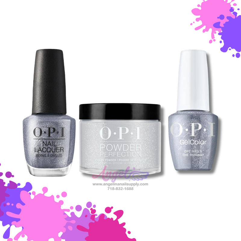 OPI 3in1 combo DP-GC-NL MI08 OPI NAILS THE RUNWAY