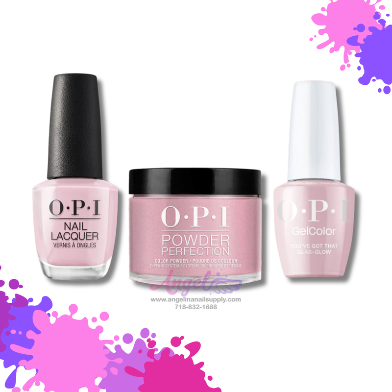OPI 3in1 combo DP-GC-NL U17 (U22G) YOU'VE GOT THAT GLAS-GLOW