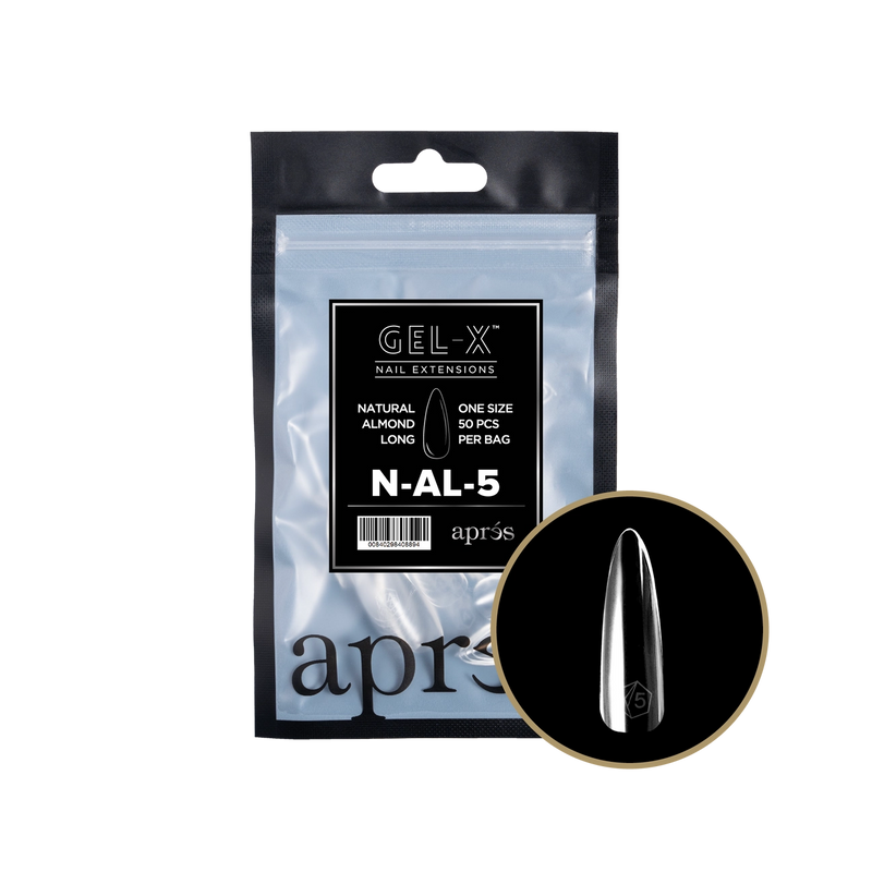 Aprés Gel-X® Natural Almond Long Refill Bag (50pcs/pack)