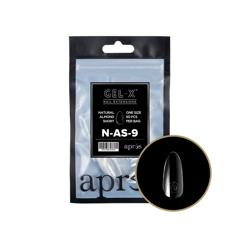 Aprés Refill Bags Natural Almond Short (50pcs/pack)