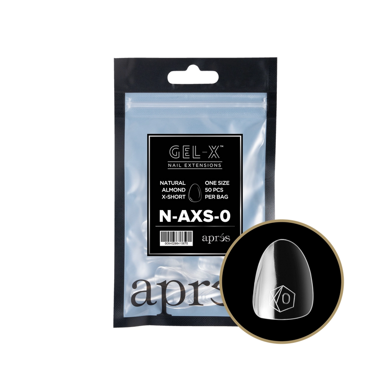 Aprés Gel-X® Natural Almond Extra Short Refill Bag (50pcs/pack)