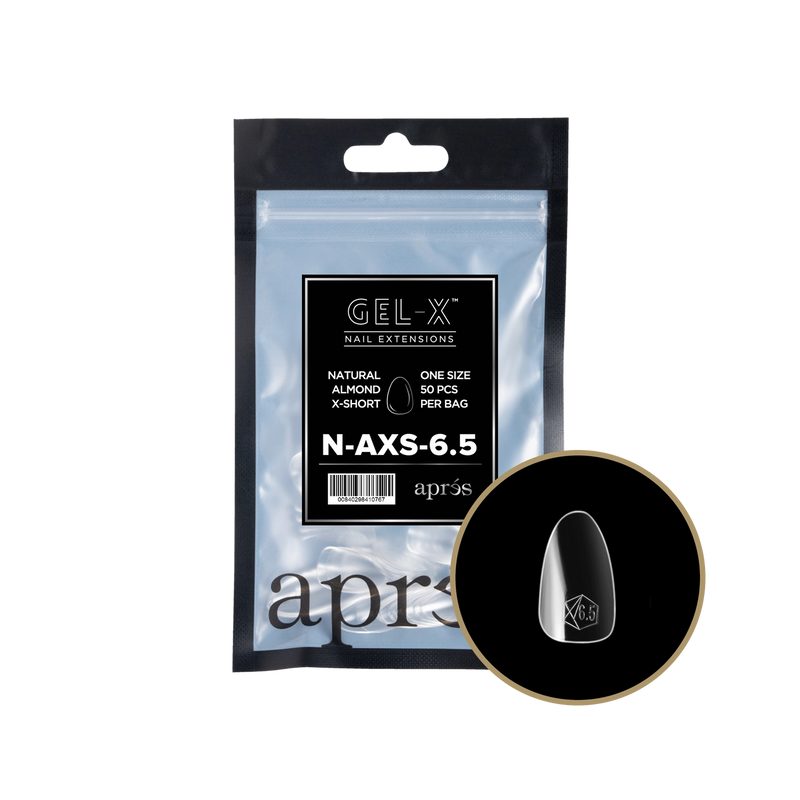 Aprés Gel-X® Natural Almond Extra Short Refill Bag (50pcs/pack)