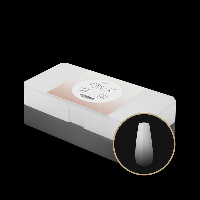 Aprés Box of Tips Natural - Coffin - Medium OMBRÉ 2.0