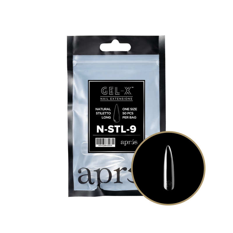 Aprés Gel-X® Natural Stiletto Long Refill Bag (50pcs/pack)