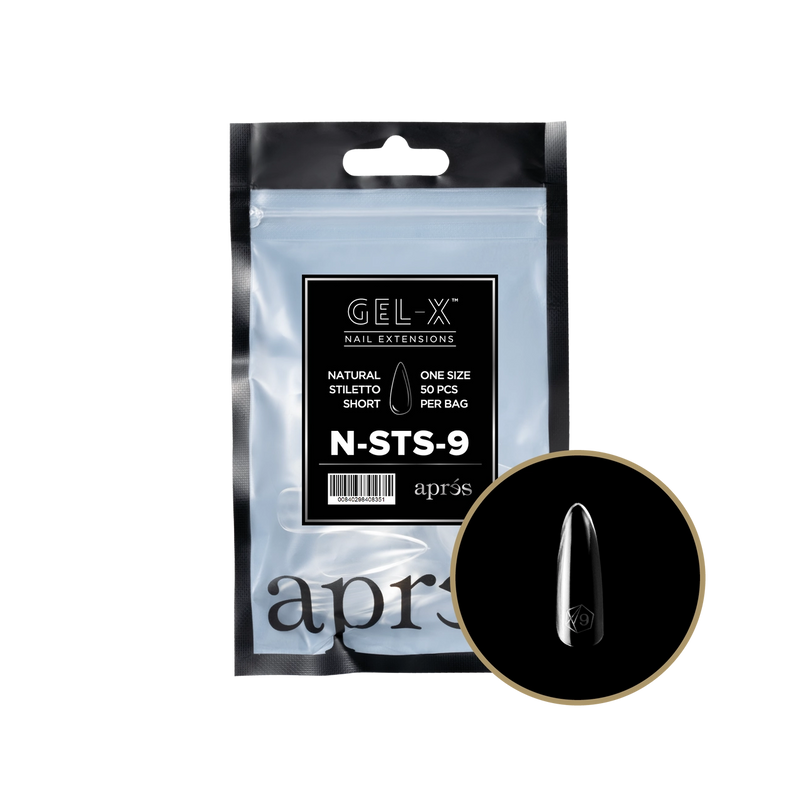 Apres Gel-X® Natural Stiletto Short Refill Bag (50pcs/pack)