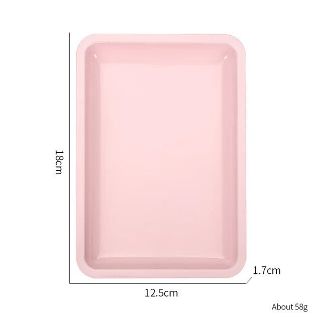 Stainless Steel Pink Tray