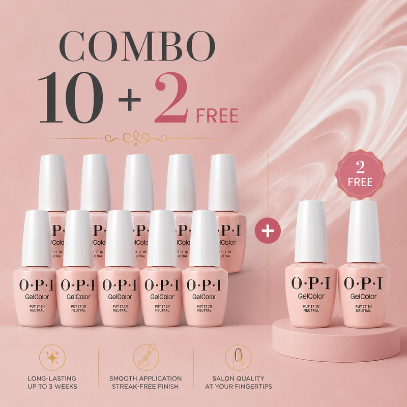 OPI Gel Color GC T65 PUT IT IN NEUTRAL (Combo 10+2)