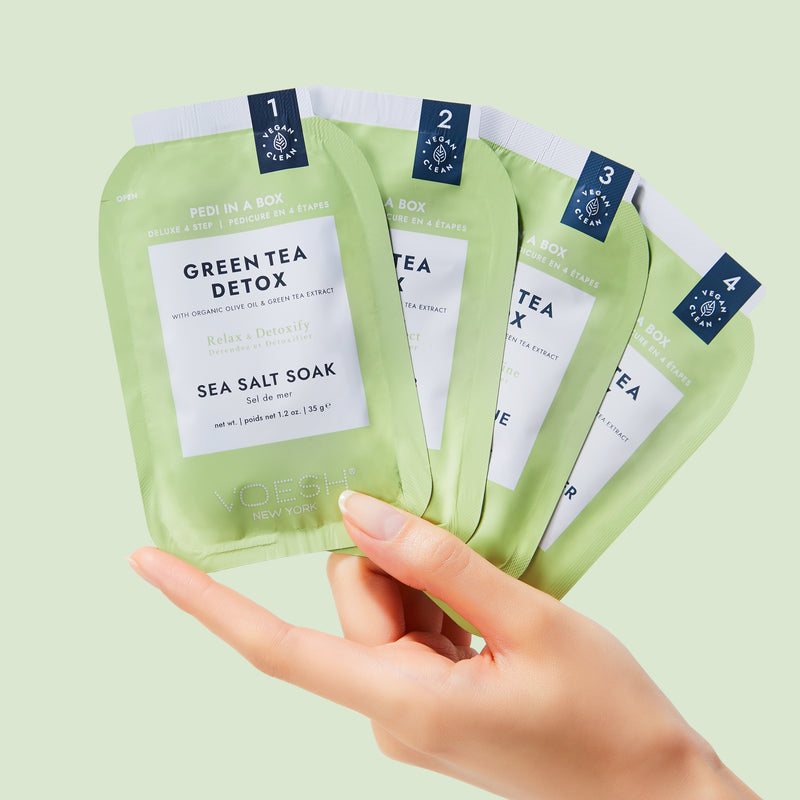 Voesh - Pedi in a Box 4 Steps Green Tea Detox (box/50pcs)