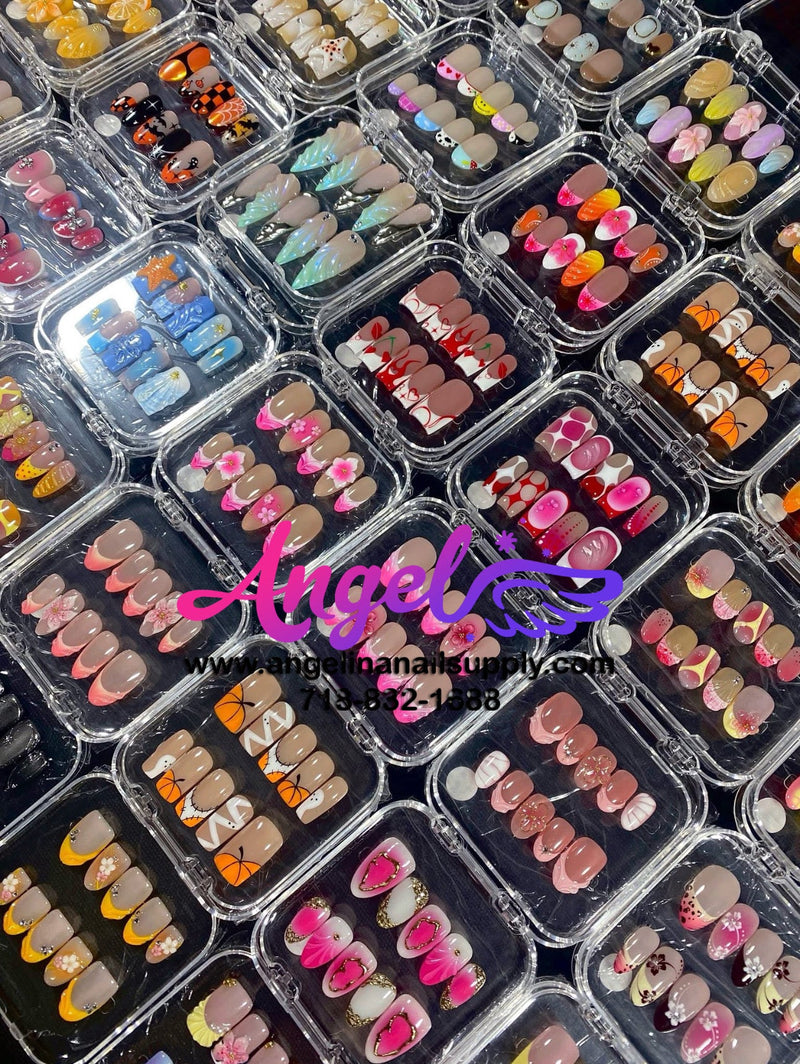 Angelina Handmade Custom Press-On | 001-029 - Angelina Nail Supply NYC