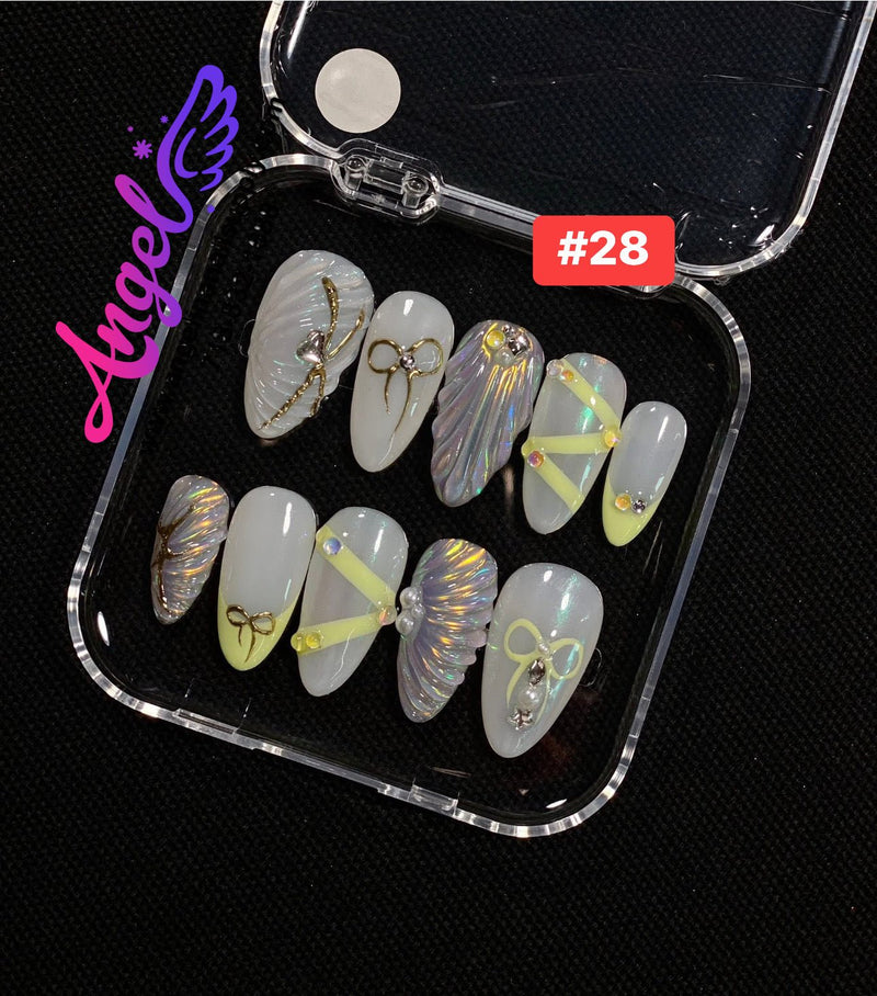 Angelina Handmade Custom Press-On | 001-029 - Angelina Nail Supply NYC