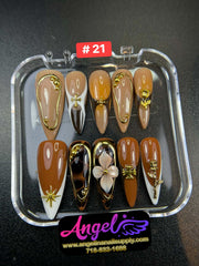 Angelina Handmade Custom Press-On | 001-029 - Angelina Nail Supply NYC