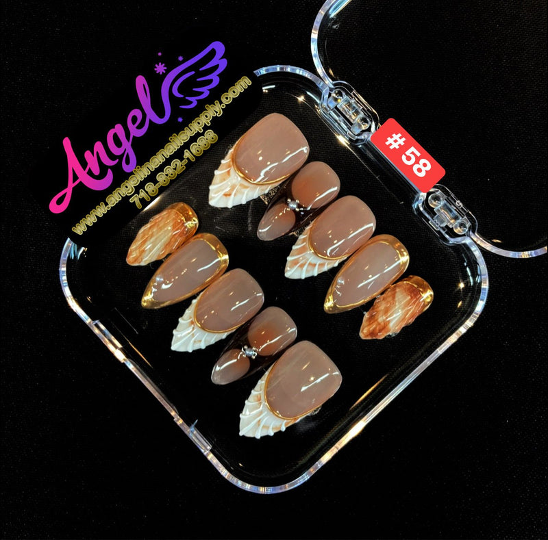 Angelina Handmade Custom Press-On | 030-059 - Angelina Nail Supply NYC