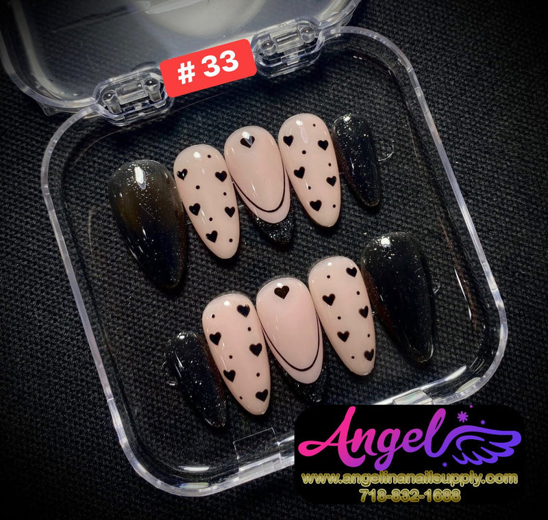 Angelina Handmade Custom Press-On | 030-059 - Angelina Nail Supply NYC