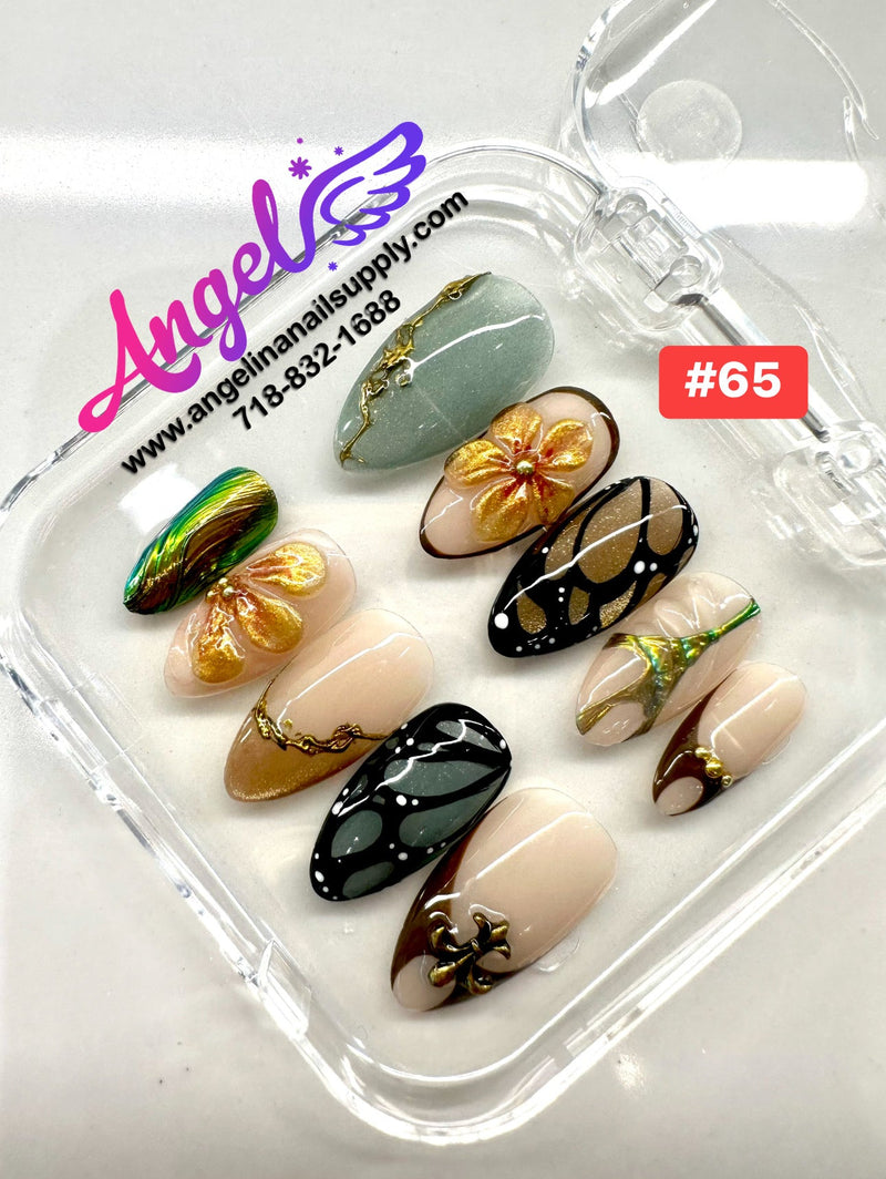 Angelina Handmade Custom Press-On | 060-089 - Angelina Nail Supply NYC