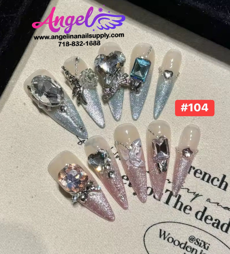 Angelina Handmade Custom Press-On | 090-119 - Angelina Nail Supply NYC