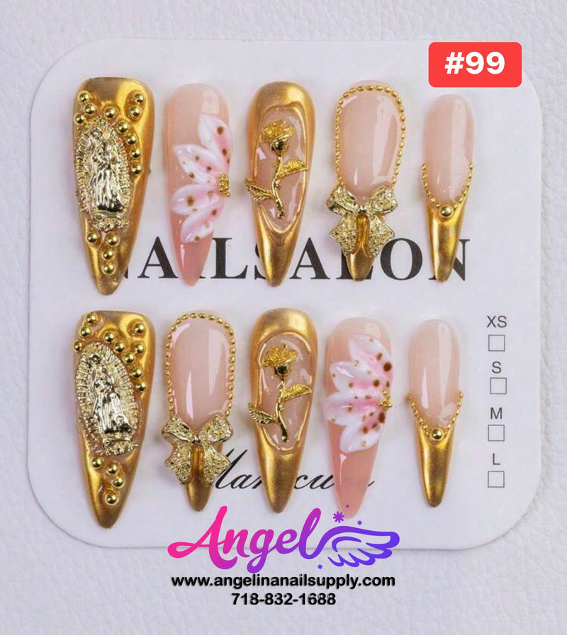 Angelina Handmade Custom Press-On | 090-119 - Angelina Nail Supply NYC