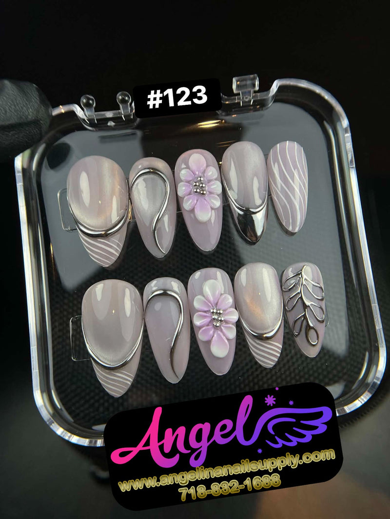 Angelina Handmade Custom Press-On | 120-149 - Angelina Nail Supply NYC