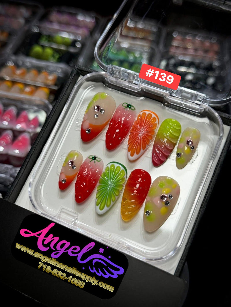 Angelina Handmade Custom Press-On | 120-149 - Angelina Nail Supply NYC