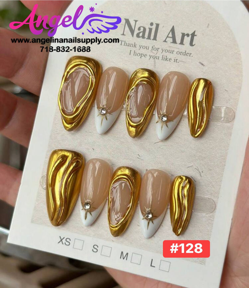 Angelina Handmade Custom Press-On | 120-149 - Angelina Nail Supply NYC