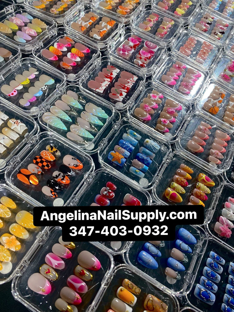 Angelina Handmade Custom Press-On | 150-179 - Angelina Nail Supply NYC