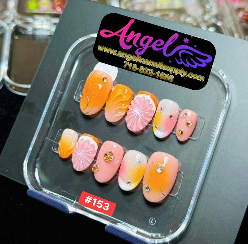 Angelina Handmade Custom Press-On | 150-179 - Angelina Nail Supply NYC