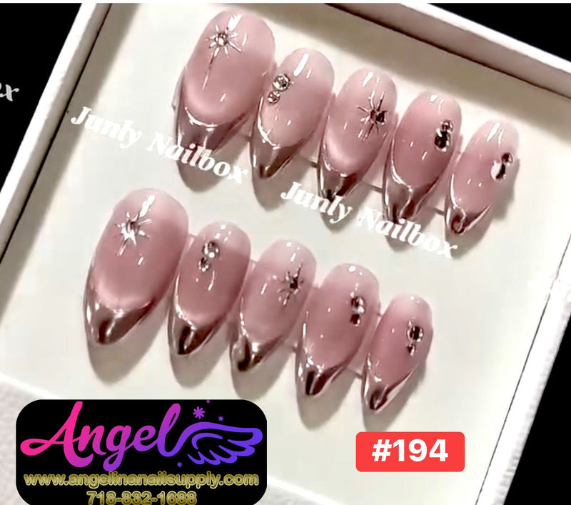 Angelina Handmade Custom Press-On | 180-209 - Angelina Nail Supply NYC