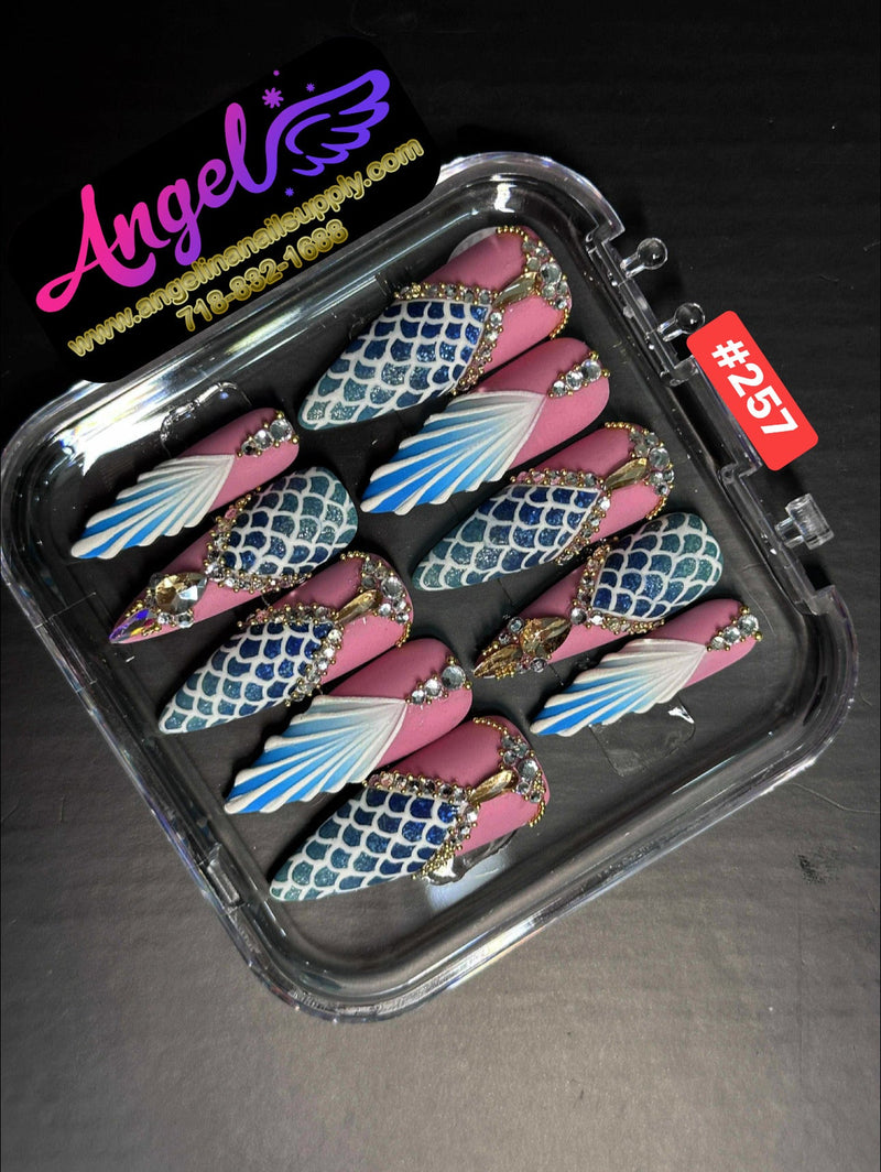 Angelina Handmade Custom Press-On | 240-269 - Angelina Nail Supply NYC