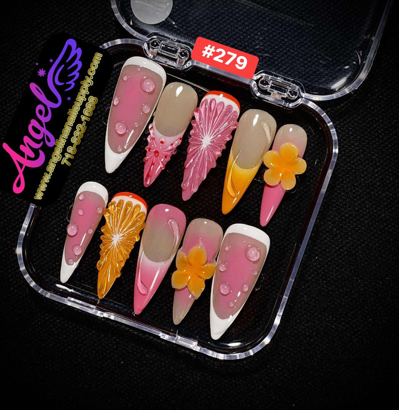 Angelina Handmade Custom Press-On | 270-299 - Angelina Nail Supply NYC