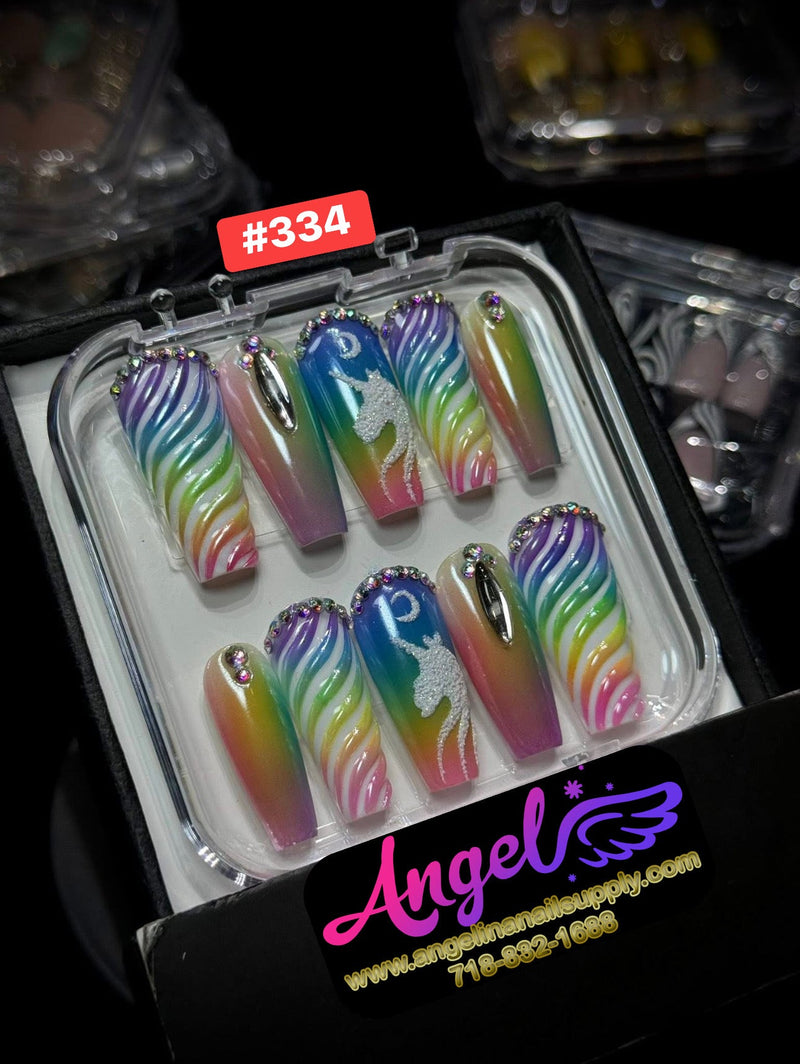 Angelina Handmade Custom Press-On | 330-359 - Angelina Nail Supply NYC