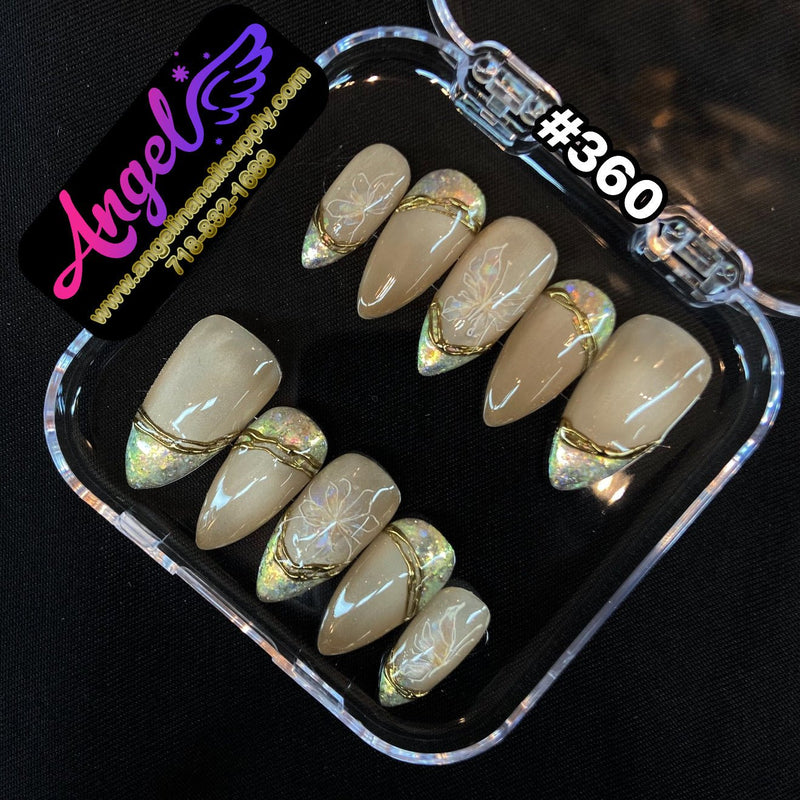 Angelina Handmade Custom Press-On | 360-389 - Angelina Nail Supply NYC