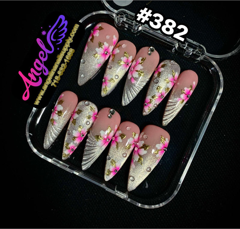 Angelina Handmade Custom Press-On | 360-389 - Angelina Nail Supply NYC