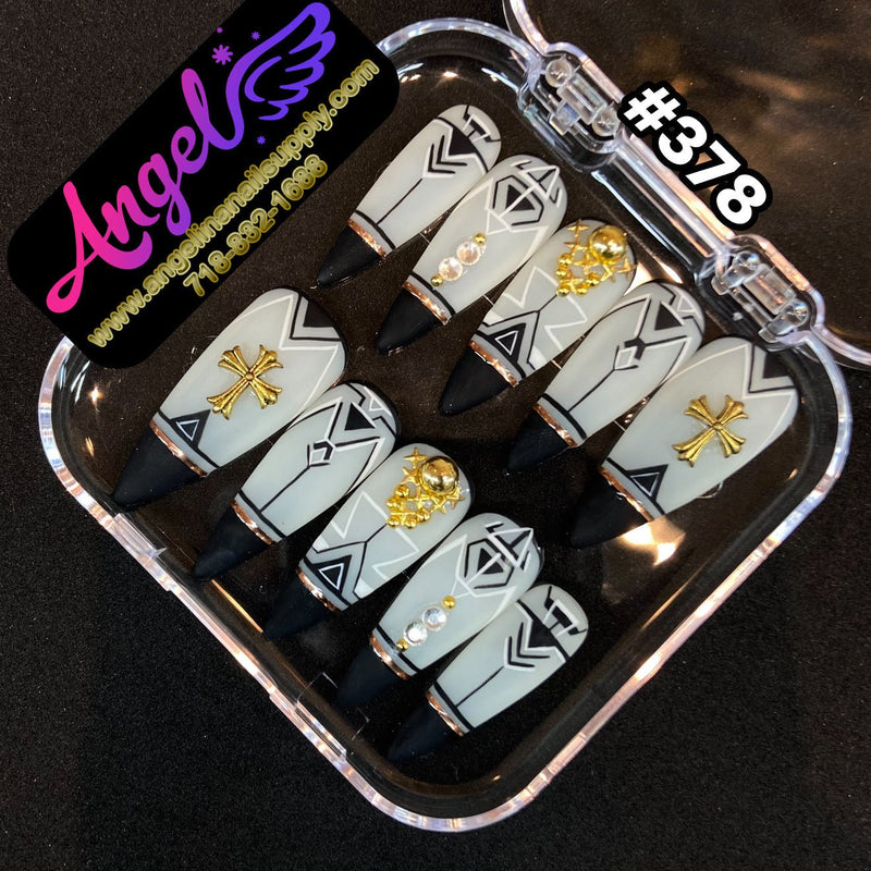Angelina Handmade Custom Press-On | 360-389 - Angelina Nail Supply NYC