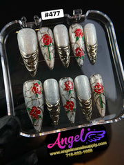 Angelina Handmade Custom Press-On | 450-479 - Angelina Nail Supply NYC