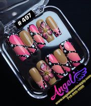 Angelina Handmade Custom Press-On | 480-509 - Angelina Nail Supply NYC