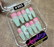 Angelina Handmade Custom Press-On | 480-509 - Angelina Nail Supply NYC