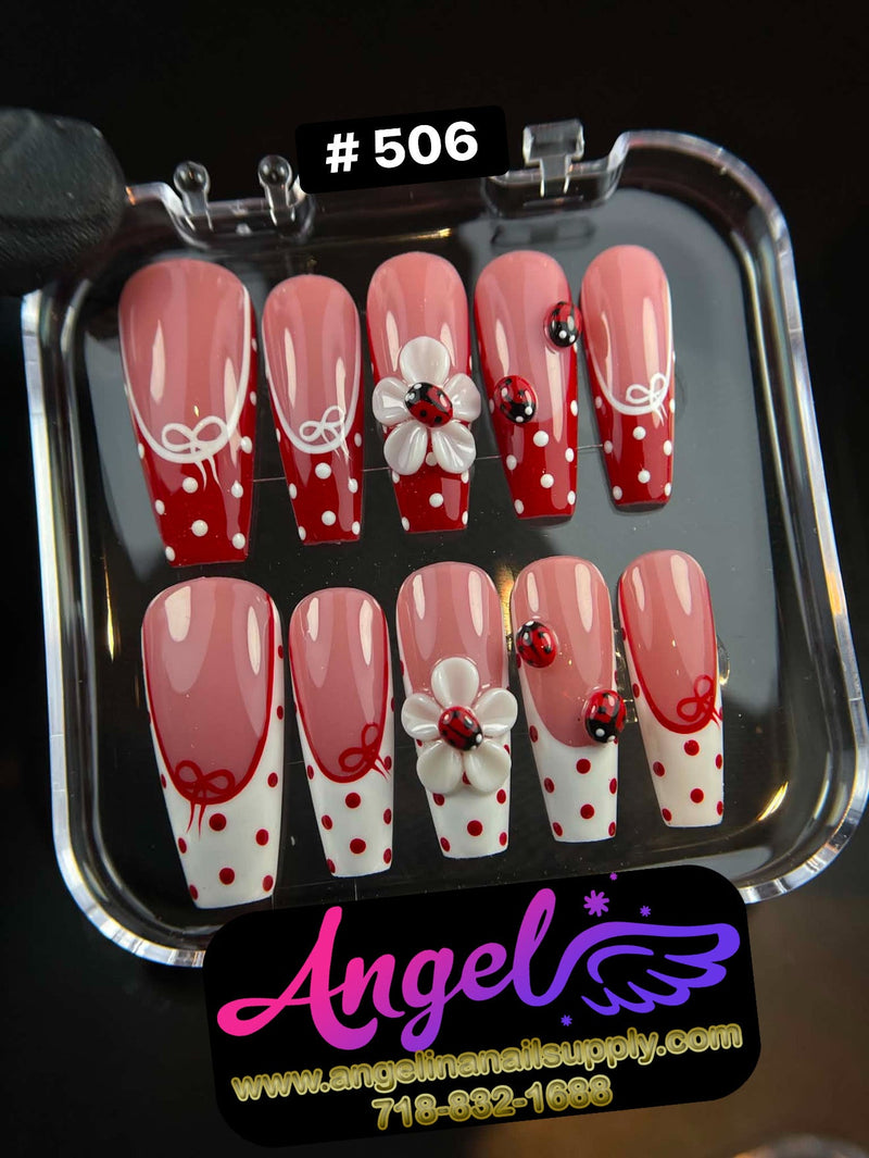 Angelina Handmade Custom Press-On | 480-509 - Angelina Nail Supply NYC