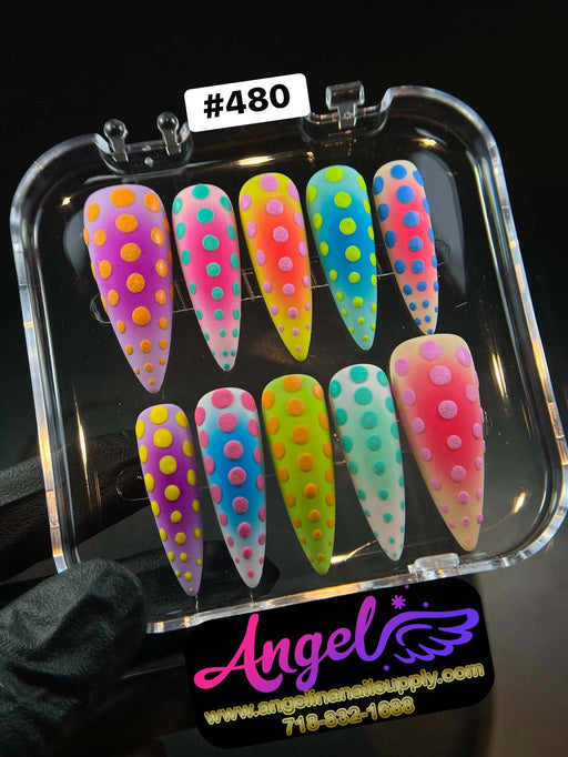 Angelina Handmade Custom Press-On | 480-509 - Angelina Nail Supply NYC