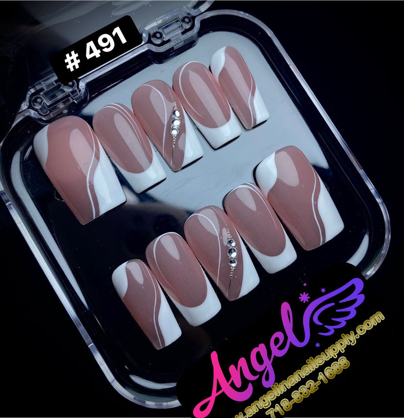 Angelina Handmade Custom Press-On | 480-509 - Angelina Nail Supply NYC