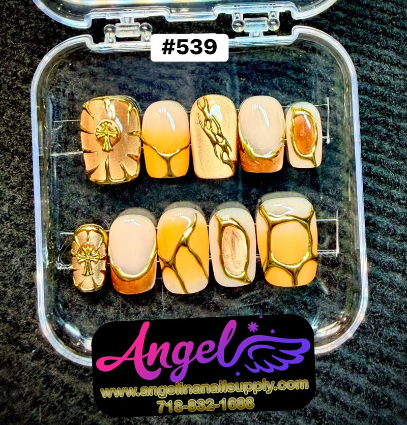 Angelina Handmade Custom Press-On | 510-539 - Angelina Nail Supply NYC