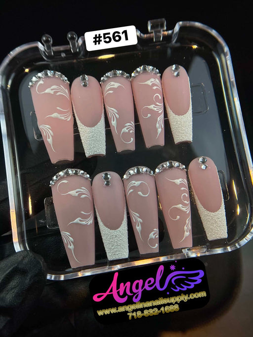 Angelina Handmade Custom Press-On 561 - Angelina Nail Supply NYC
