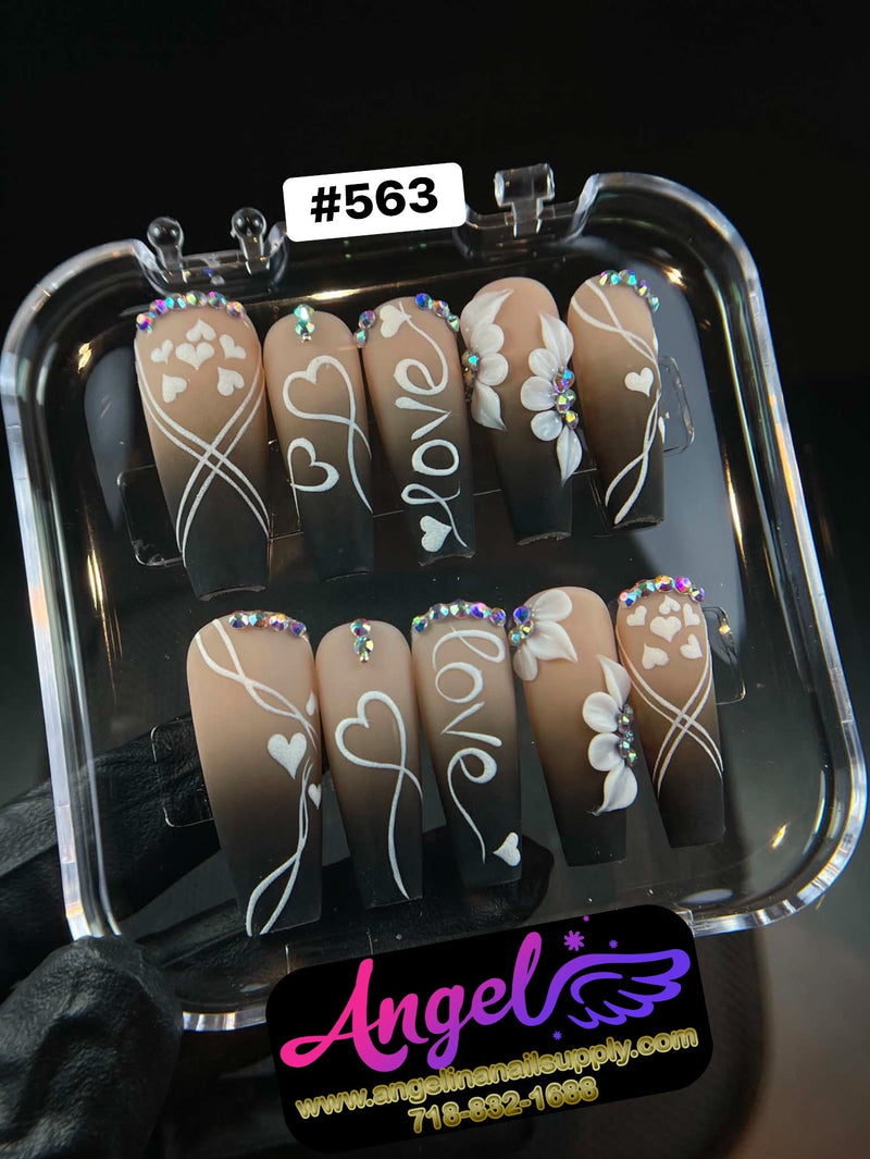 Angelina Handmade Custom Press-On 563 - Angelina Nail Supply NYC