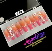 Angelina Handmade Custom Press-On | Long Nail Design 060-089 - Angelina Nail Supply NYC
