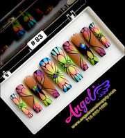 Angelina Handmade Custom Press-On | Long Nail Design 060-089 - Angelina Nail Supply NYC