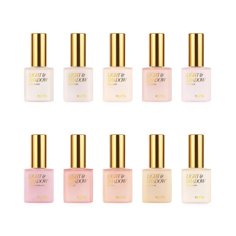 Aprés Gel Sheer Couleur Spring - Set of 10 - Angelina Nail Supply NYC