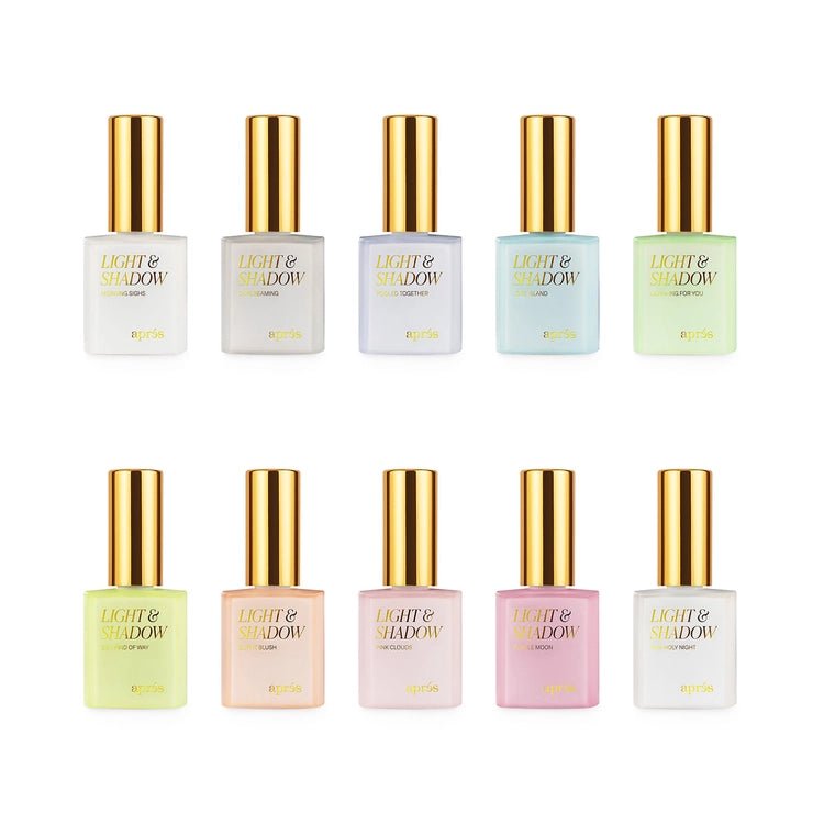 Aprés Gel Sheer Couleur Summer - Set of 10 - Angelina Nail Supply NYC