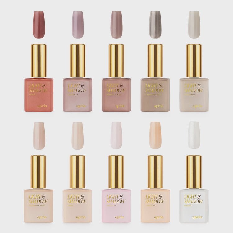 Aprés Gel Sheer Couleur Winter - Set of 10 - Angelina Nail Supply NYC