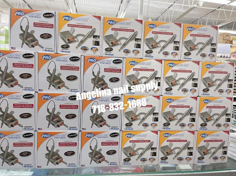 Medicool Pro Power 35K Portable Filing Machine  Silver | Nail Drill