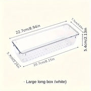 Clear Plastic Organizers Drawer With Non-Slip Pads - Angelina Nail Supply NYC
