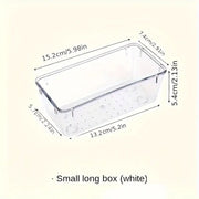 Clear Plastic Organizers Drawer With Non-Slip Pads - Angelina Nail Supply NYC
